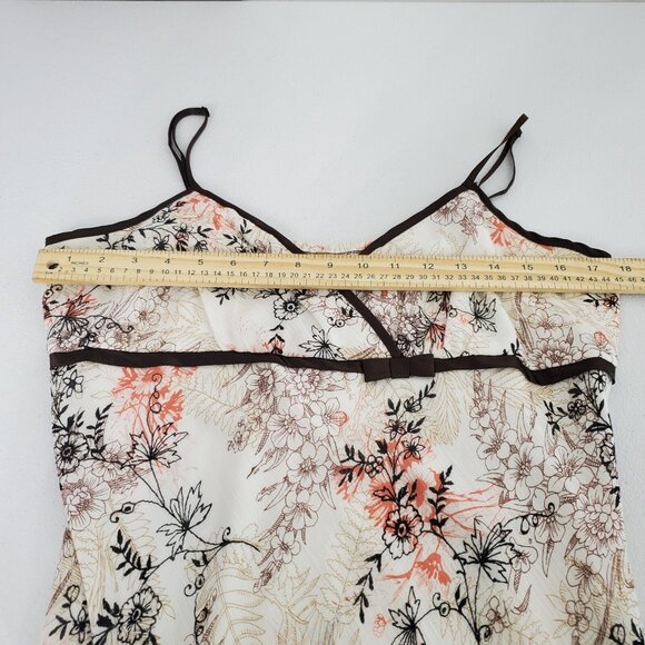 Studio 1940 Womens Floral Babydoll Sleevless Dress Size 14 Midi Y2K Whimsy Fairy - Picture 6 of 8